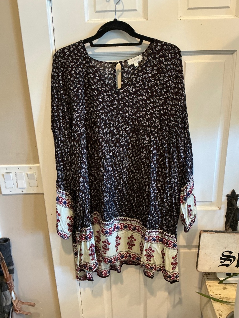 Velzera tunic top in a boho vibe! Plus size 2xl